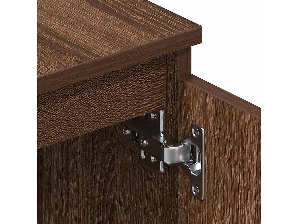 Móvel p/ TV 140x40x35,5 cm madeira processada carvalho castanho