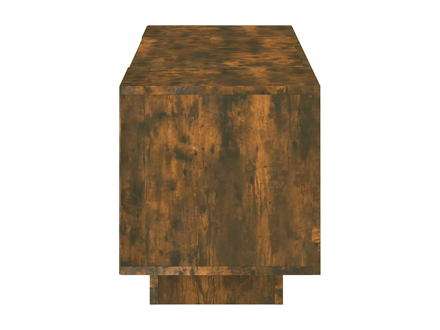 TV-Schrank mit LED-Leuchten Räuchereiche 160x35x40 cm