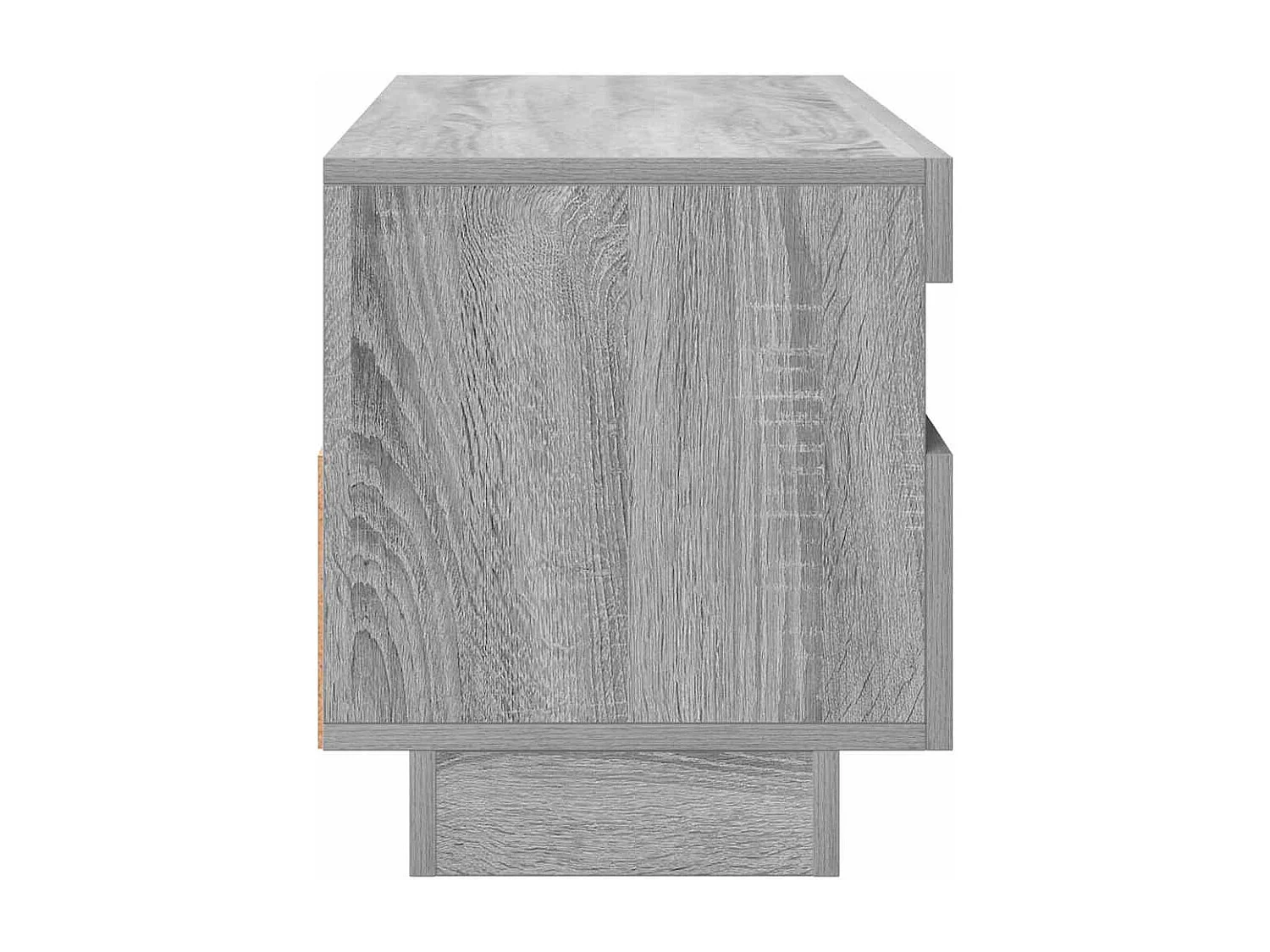 Meuble TV avec lumières LED sonoma gris 100x35x40 cm