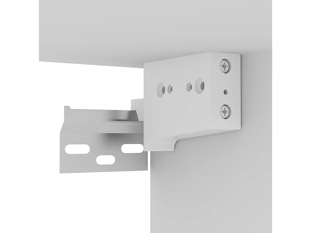 Meuble TV suspendu Blanc 60x30x30 cm