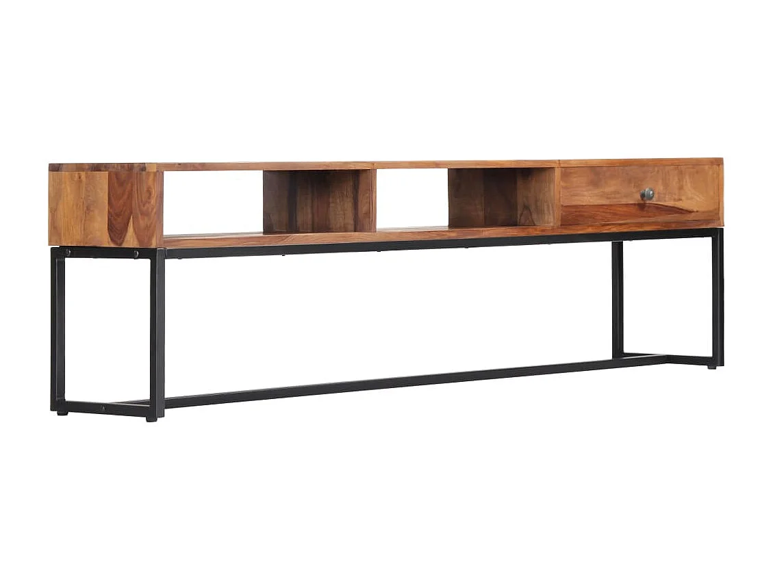 TV-Schrank 160×30×45 cm Massivholz Akazie