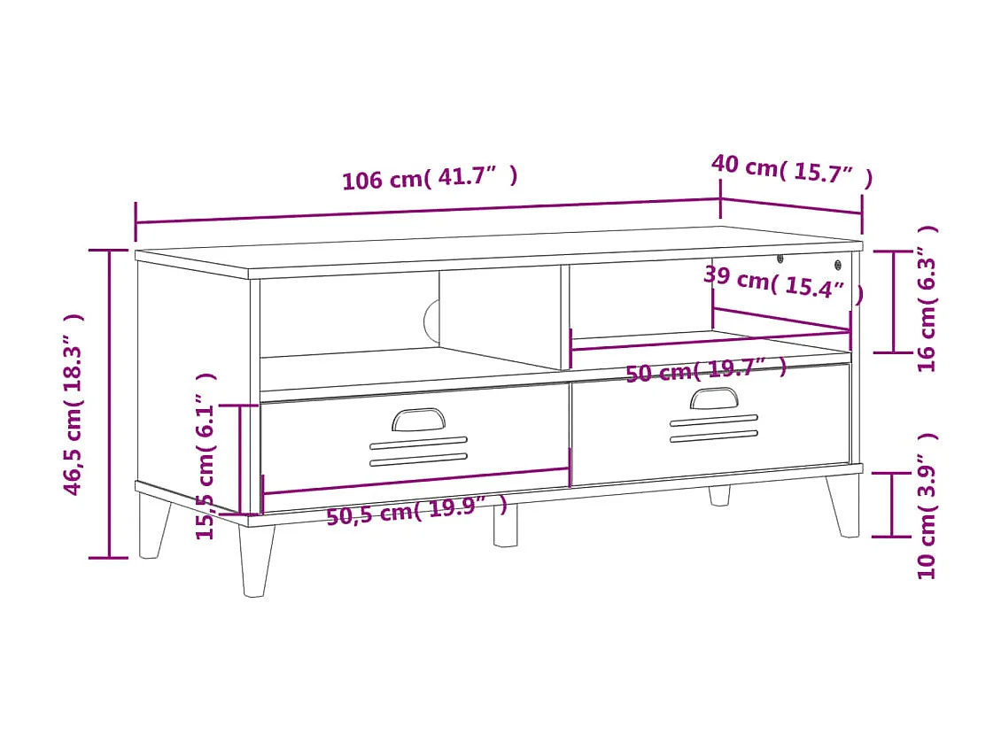 Scarpiera VIKEN Nera in Legno Multistrato