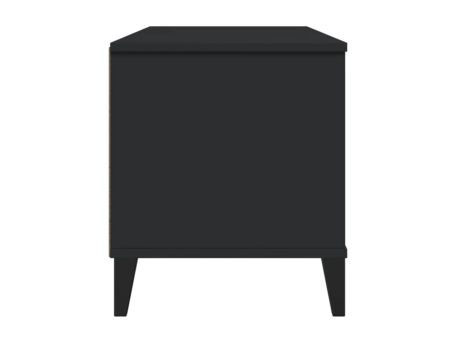 Meuble TV VIKEN noir bois d'ingénierie