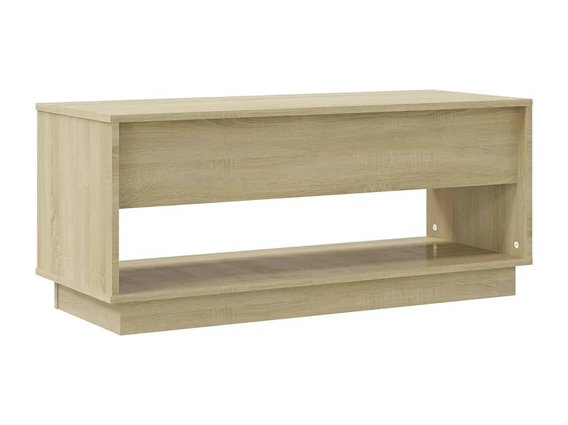 Meuble TV chêne sonoma 102x41x44 cm bois d'ingénierie