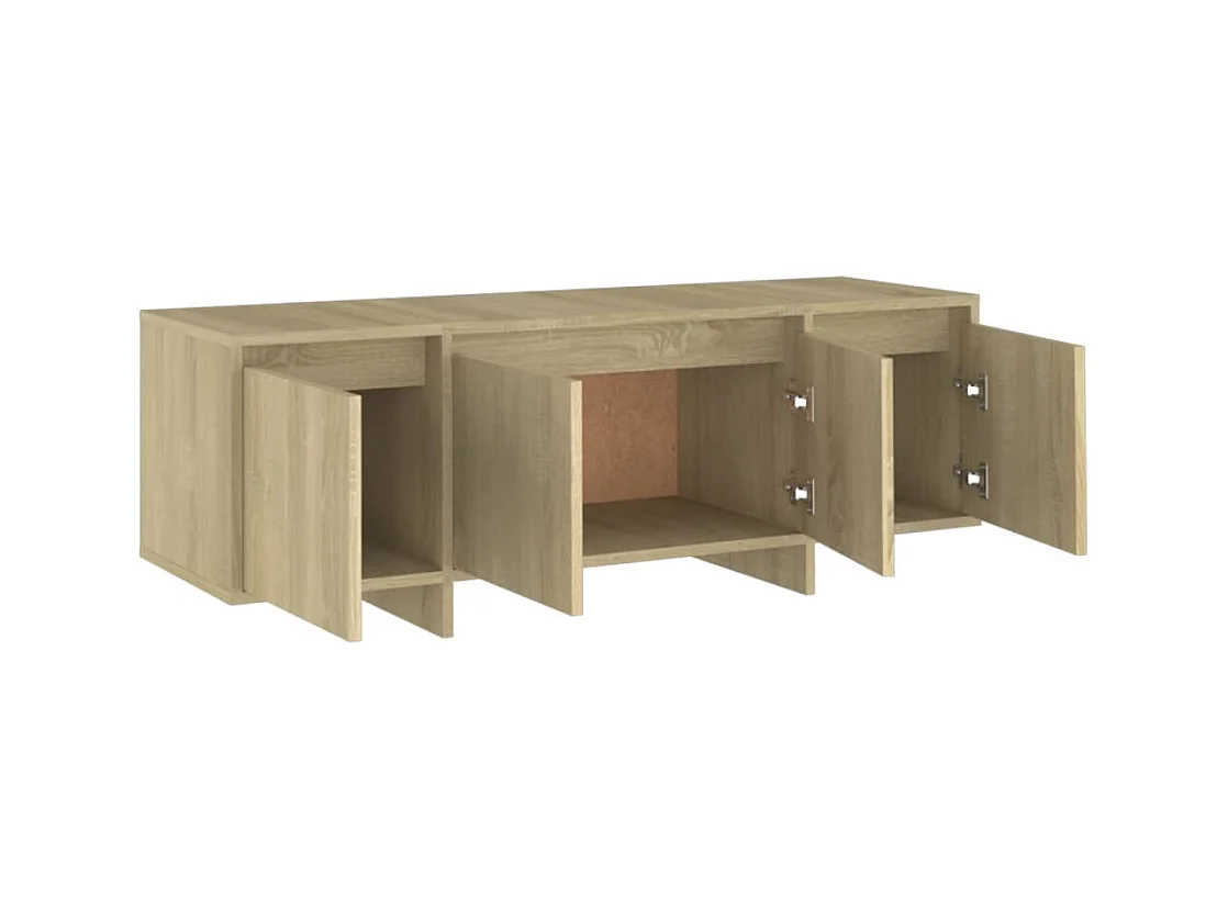 Meuble TV chêne sonoma 120x30x40,5 cm bois d'ingénierie