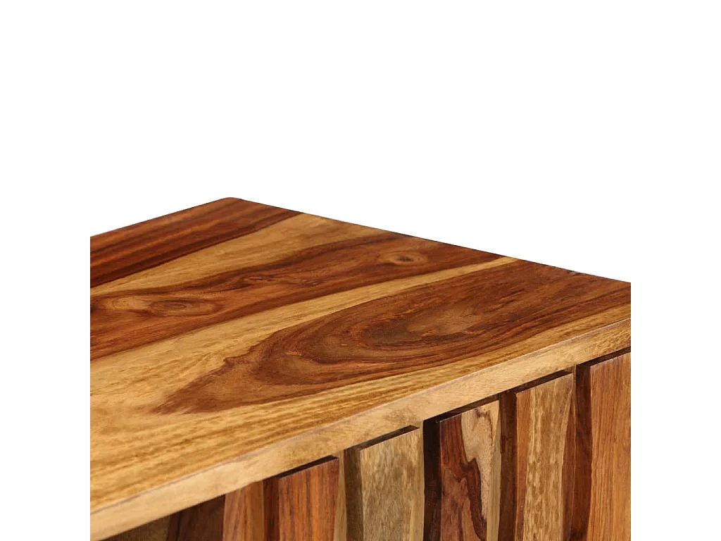 Meuble TV Bois massif de Sesham 118 x 30 x 40 cm