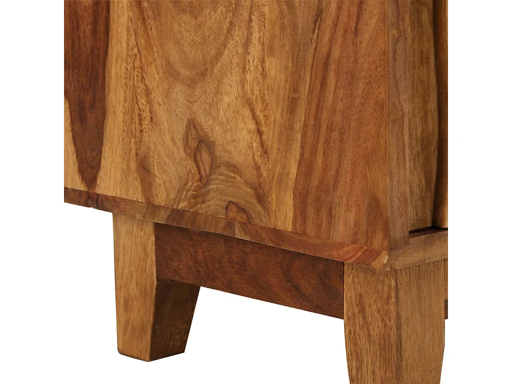 Meuble TV Bois massif de Sesham 118 x 30 x 40 cm