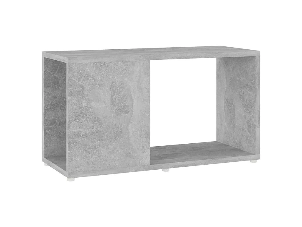 Mobile TV Grigio Cemento 60x24x32 cm in Truciolato