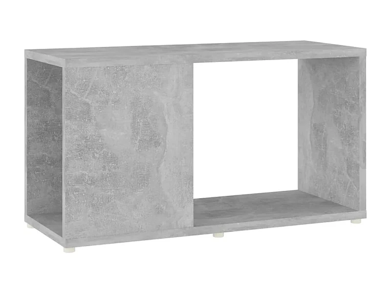Meuble TV Gris béton 60x24x32 cm Bois d'ingénierie