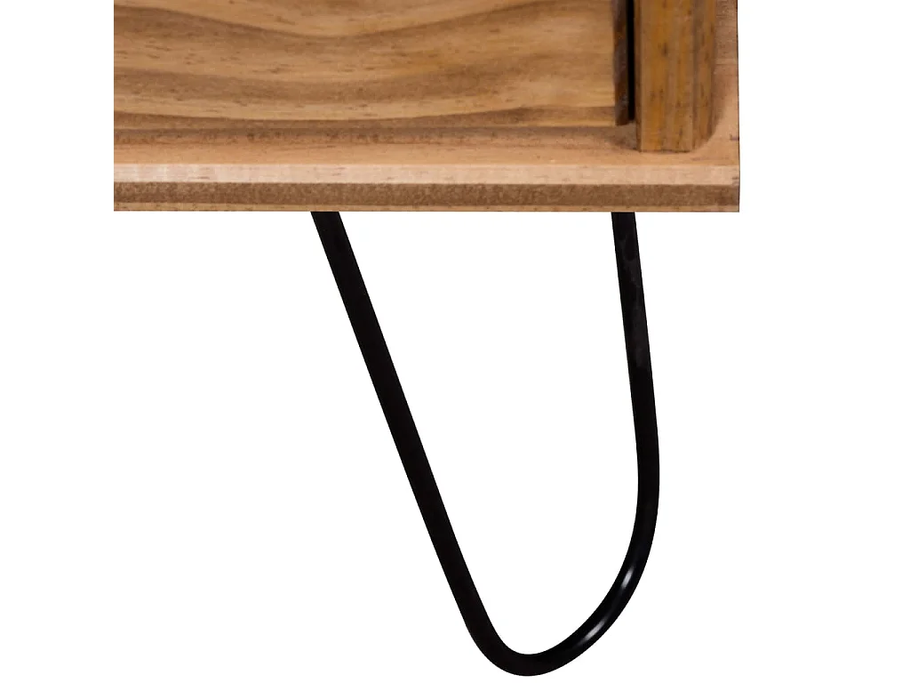 TV-Schrank New York Natur Massivholz Kiefer