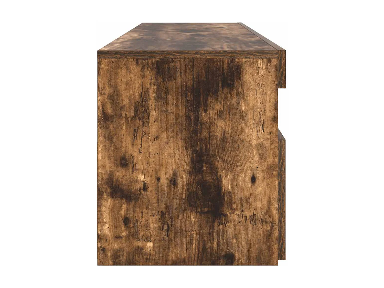 TV-Schrank mit LED-Leuchten Räuchereiche 90x35x40 cm