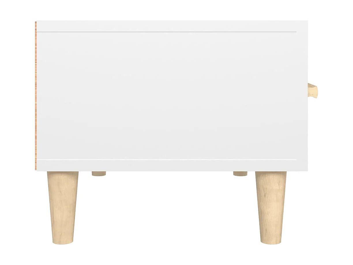 Móvel para TV 150x34,5x30cm madeira processada branco brilhante