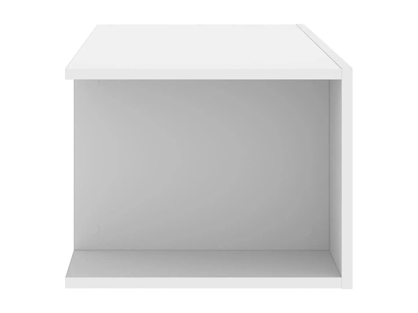 Meuble TV avec lumières LED Blanc 90x39x30 cm