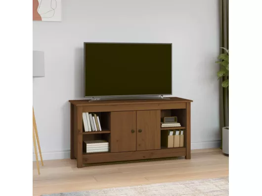 Kauf Unique TV-Schrank Honigbraun 103x36,5x52 cm Massivholz Kiefer