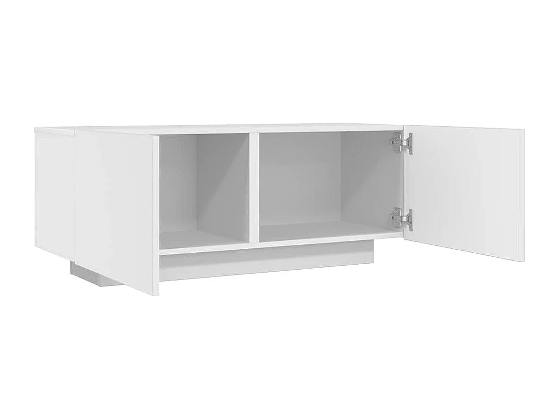 Mobile Porta TV Bianco 100x35x40 cm in Legno Multistrato