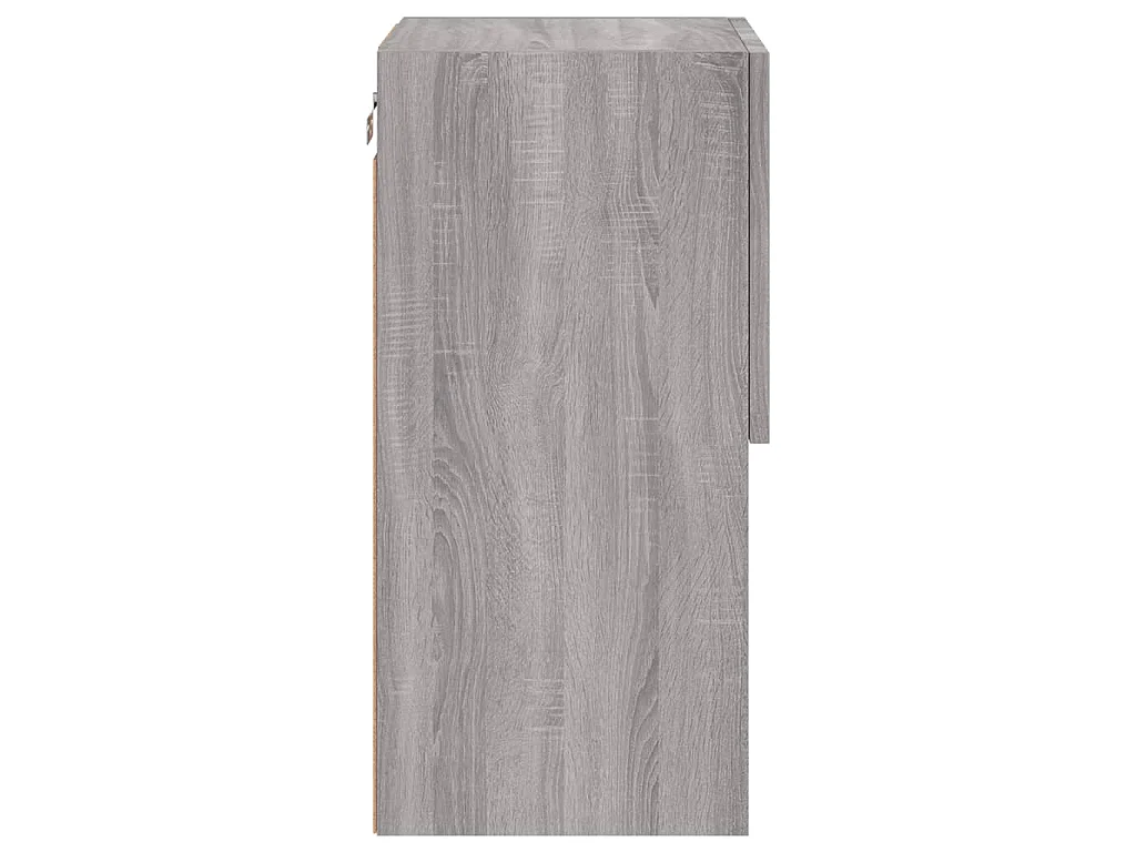 Mobile TV con Luci LED Grigio Sonoma 30,5x30x60 cm