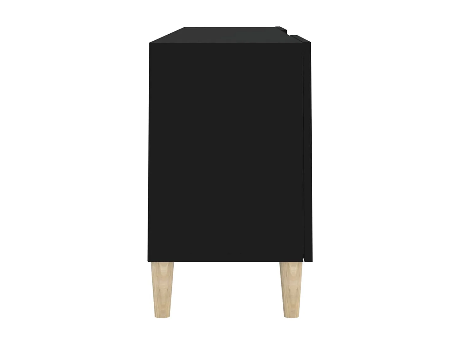 TV-Schrank Schwarz 150x30x50 cm Holzwerkstoff