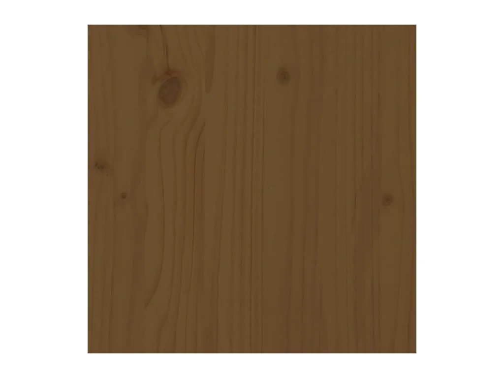 Meuble TV Marron miel 103x36,5x52 cm Bois de pin massif