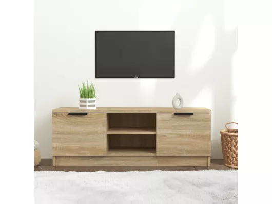 Kauf Unique TV-Schrank Sonoma-Eiche 102x35x36,5 cm Holzwerkstoff