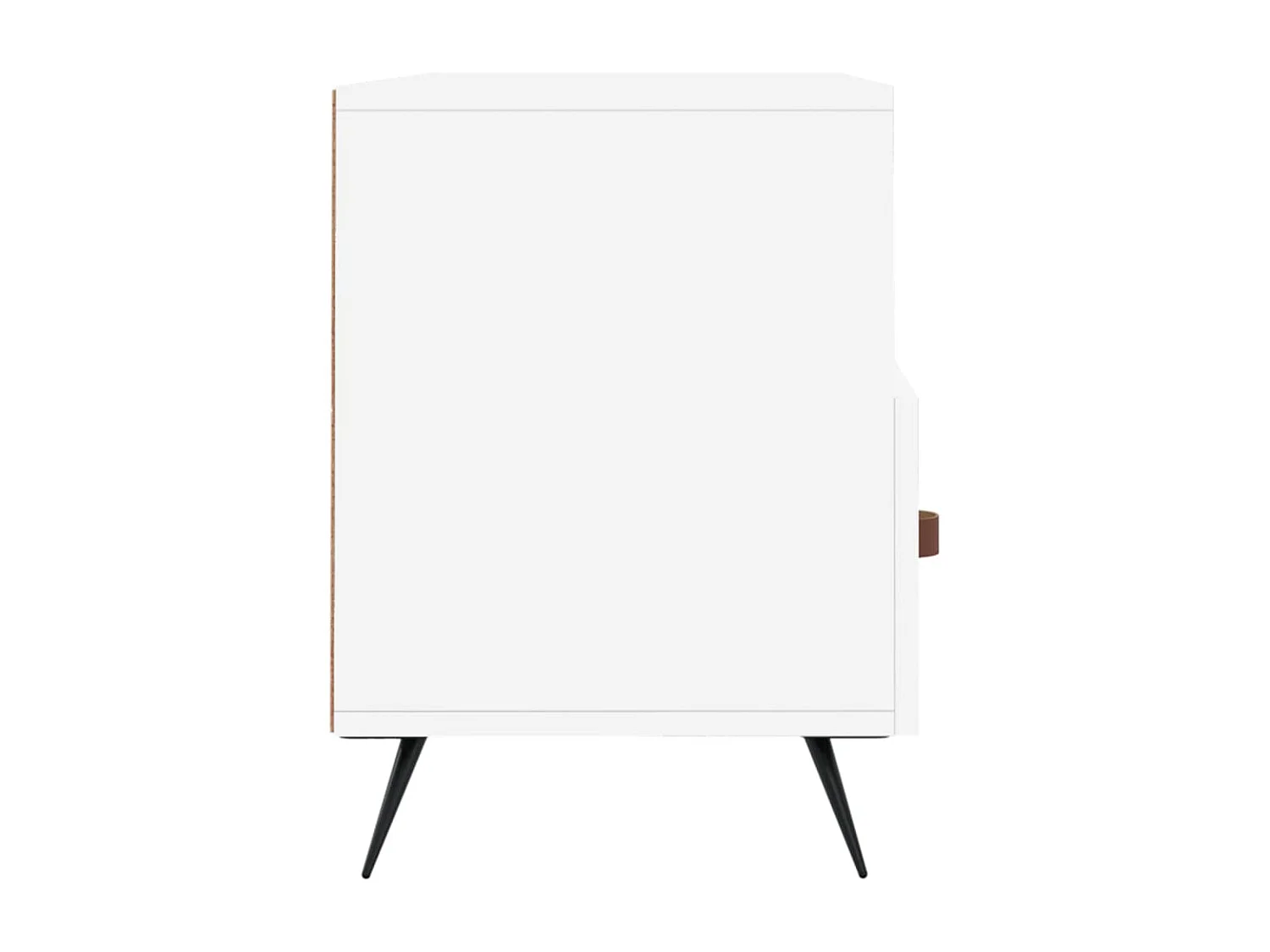 Meuble TV blanc 102x36x50 cm bois d'ingénierie