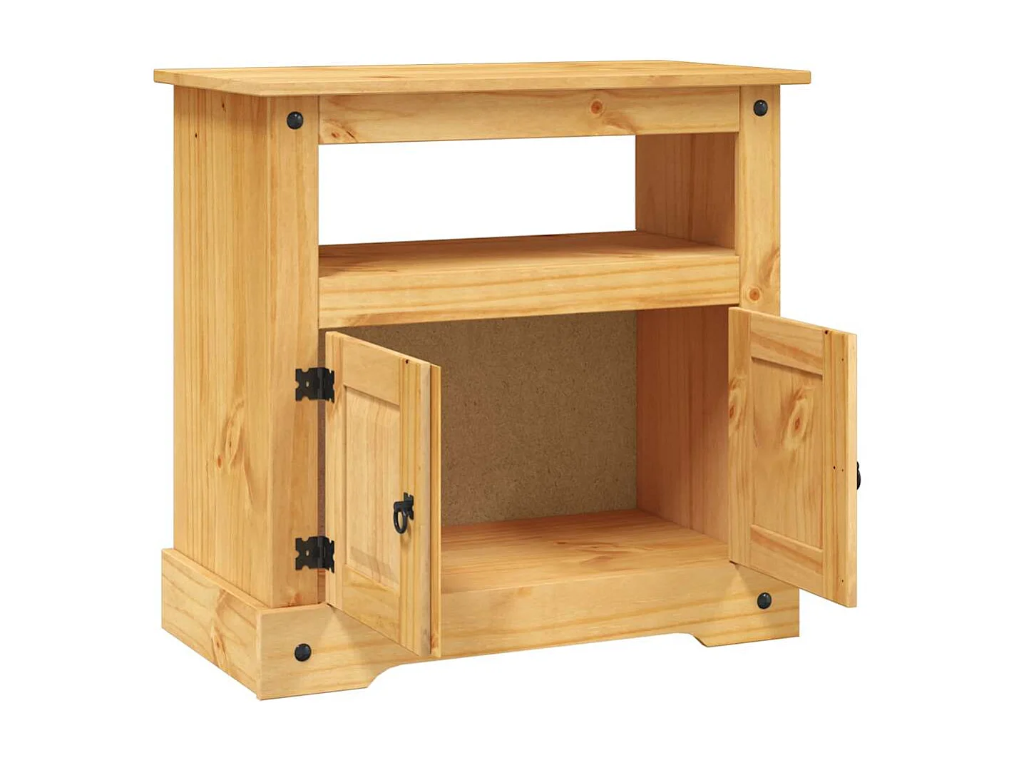 Mobile Porta TV Legno Pino Messicano Corona Range 80x43x78 cm