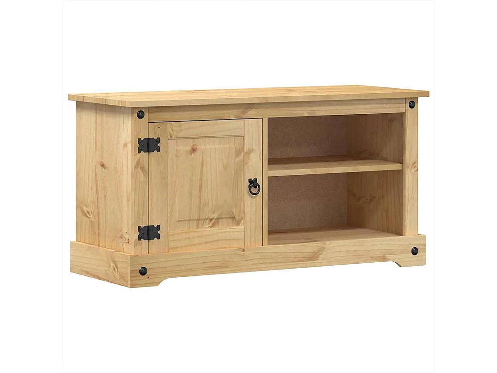 Meuble TV Corona 100x40x52 cm bois de pin massif