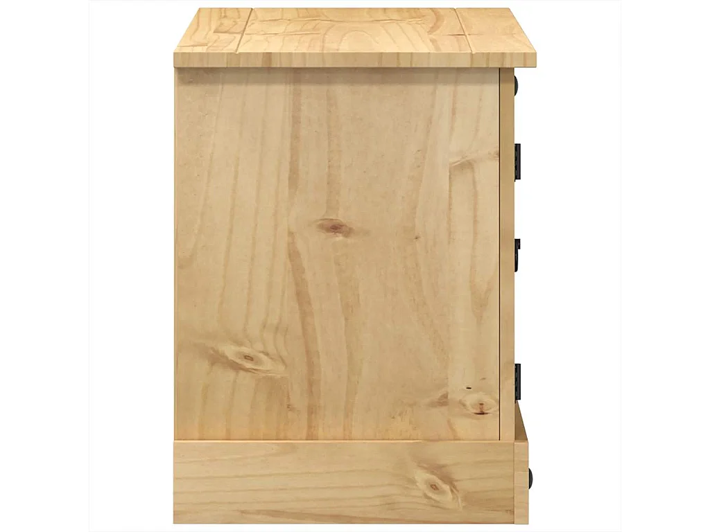 Meuble TV Corona 100x40x52 cm bois de pin massif