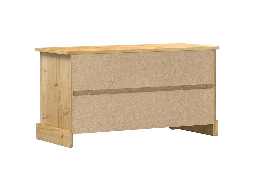 Tv-meubel Corona 100x40x52 cm massief grenenhout