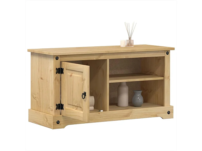 TV-Schrank Corona 100x40x52 cm Massivholz Kiefer