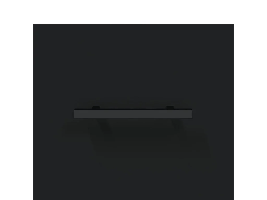 Móvel de TV 80x36x50 cm derivados de madeira preto