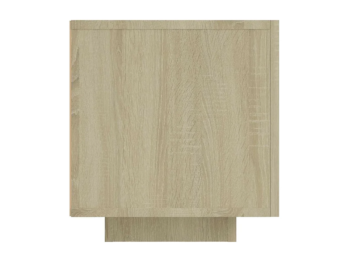 TV-Schrank mit LED-Leuchten Sonoma-Eiche 160x35x40 cm