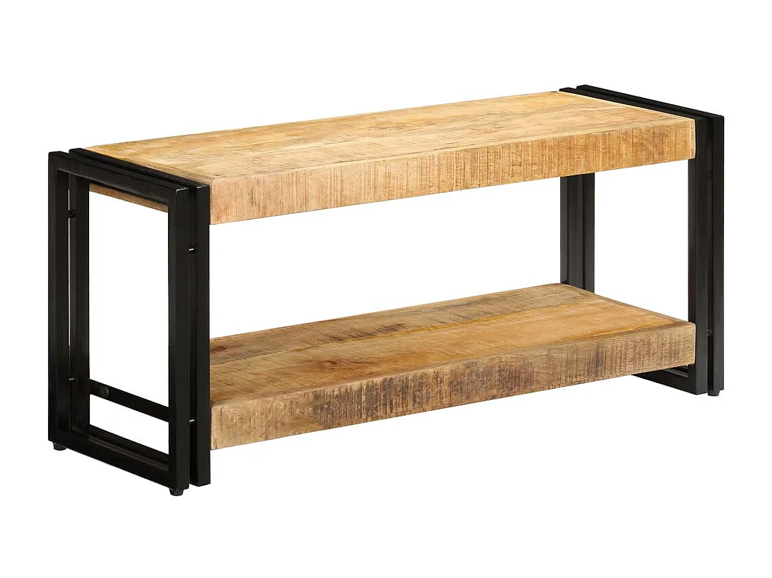 Mobile Porta TV 90x30x40 cm in Legno Massello di Mango