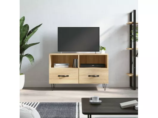 Kauf Unique TV-Schrank Sonoma-Eiche 80x36x50 cm Holzwerkstoff