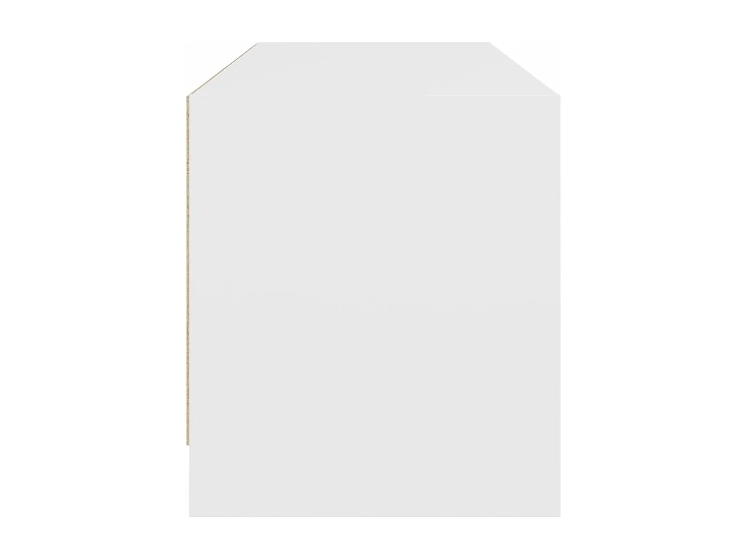 Móvel de TV c/ portas de vidro 102x37x42 cm branco