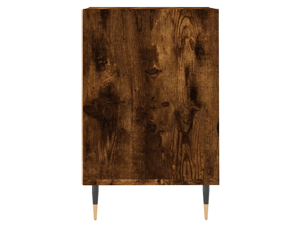 Mueble para TV madera contrachapada roble ahumado 160x35x55 cm