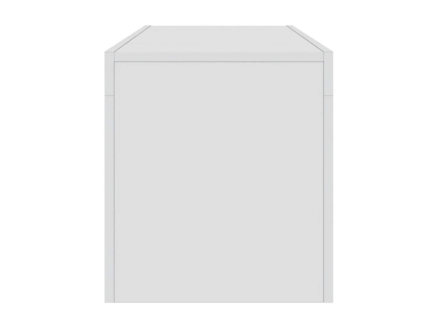 TV-Schrank mit LED-Leuchten Hochglanz-Weiß 120x35x40 cm