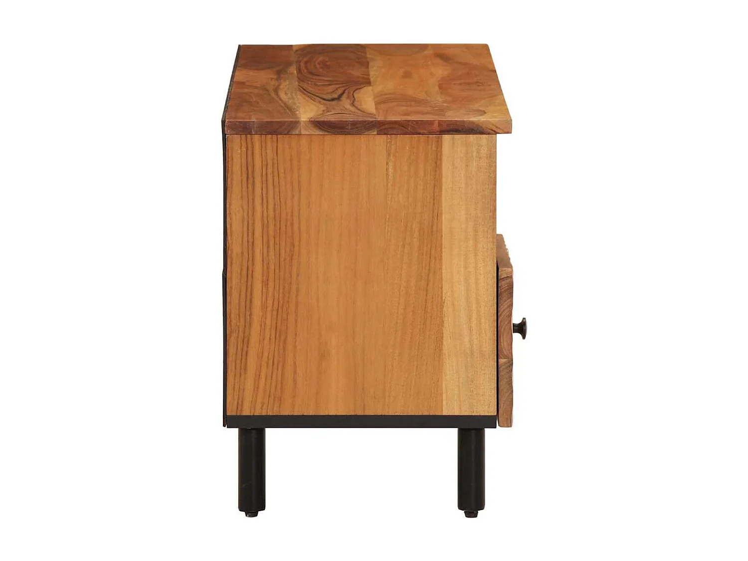 Meuble TV 100x33x46 cm bois d'acacia solide