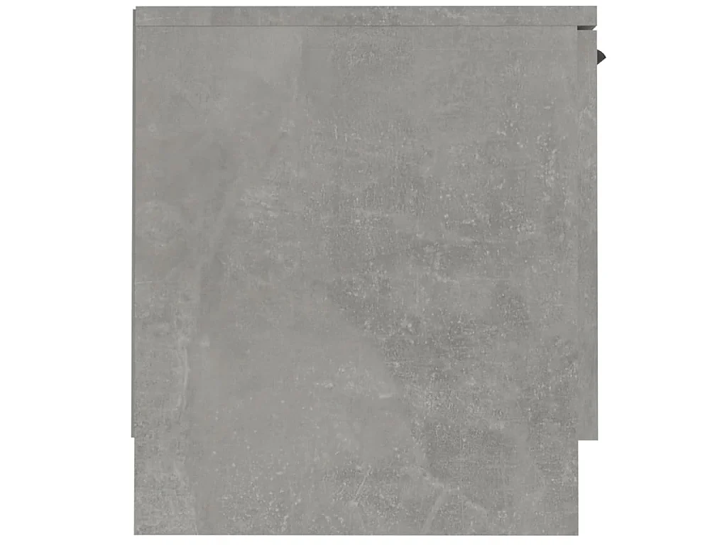 Meuble TV gris béton 140x35x40 cm bois d'ingénierie