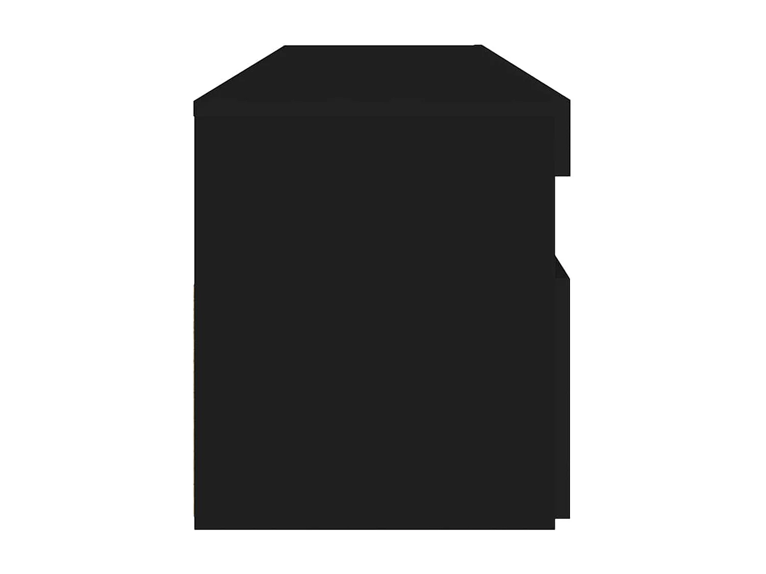 Meuble TV avec lumières LED noir 90x35x40 cm