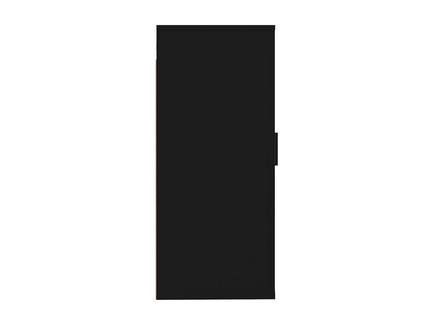 Mueble para TV de pared negro 40x34,5x80 cm