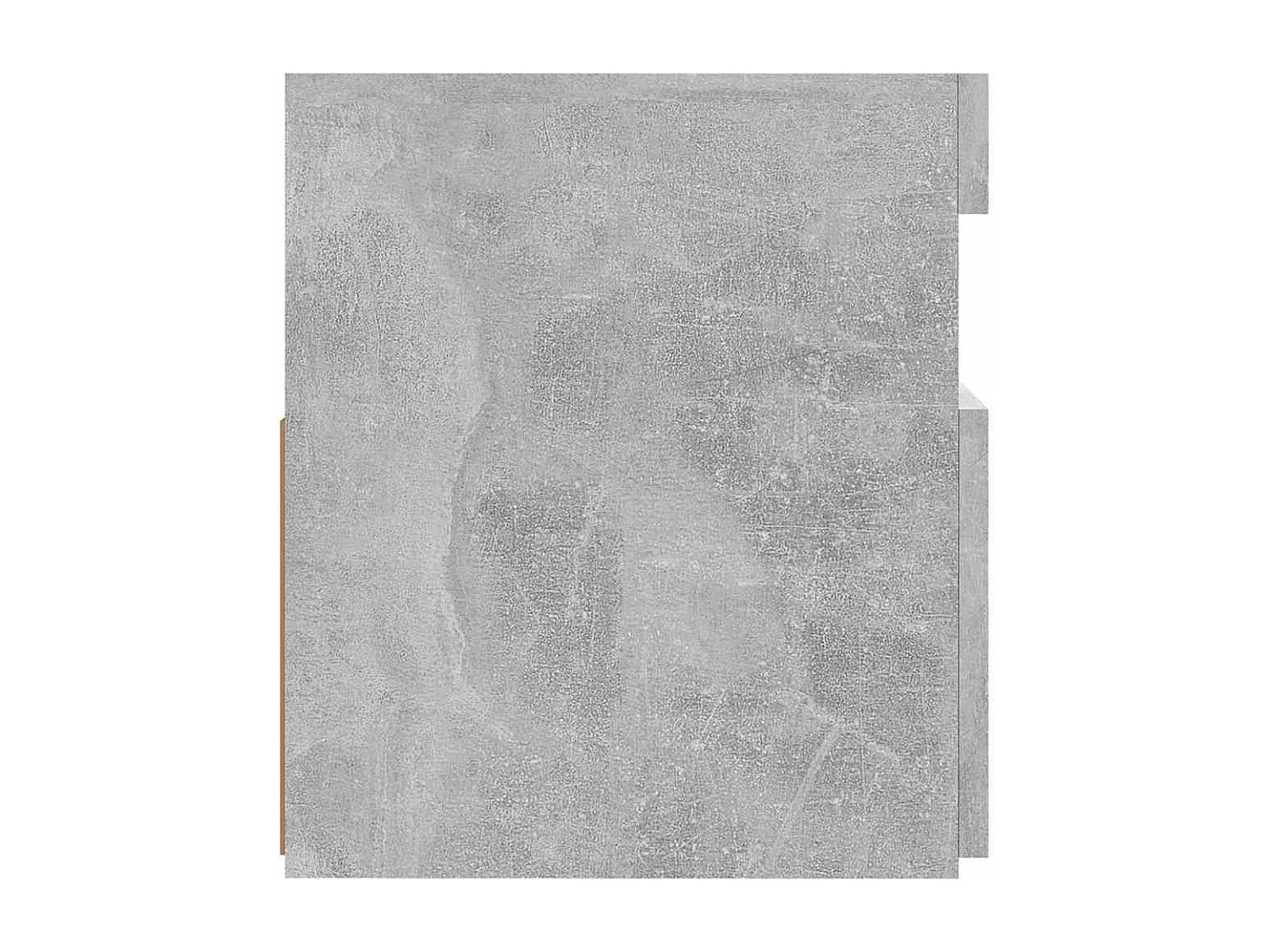 Meuble TV avec lumières LED gris béton 120x35x40 cm