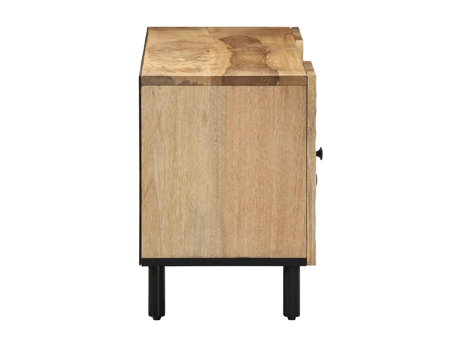 Móvel de TV 105x33x46 cm madeira de mangueira maciça