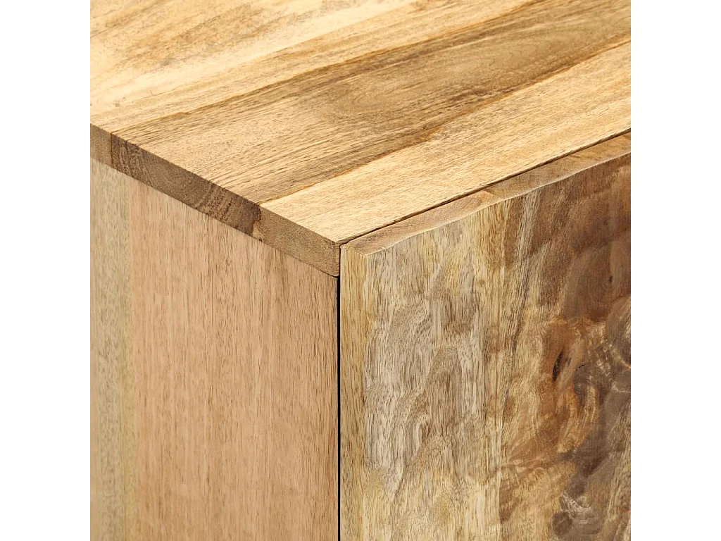 Móvel de TV 105x33x46 cm madeira de mangueira maciça