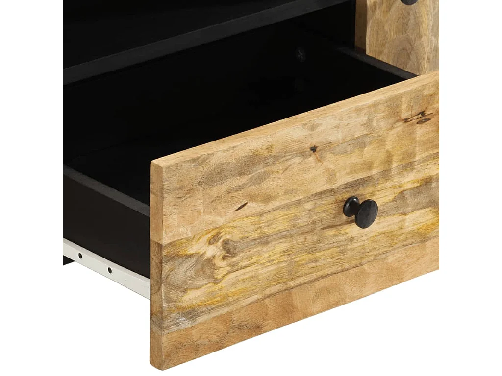 Móvel de TV 105x33x46 cm madeira de mangueira maciça