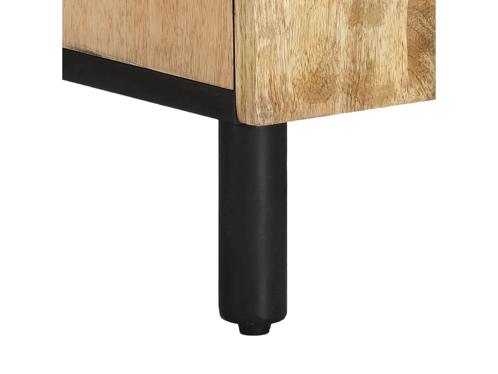 Móvel de TV 105x33x46 cm madeira de mangueira maciça