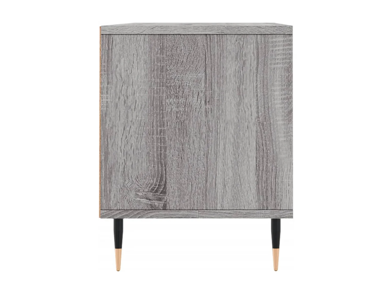 Meuble TV sonoma gris 100x34,5x44,5 cm bois d'ingénierie