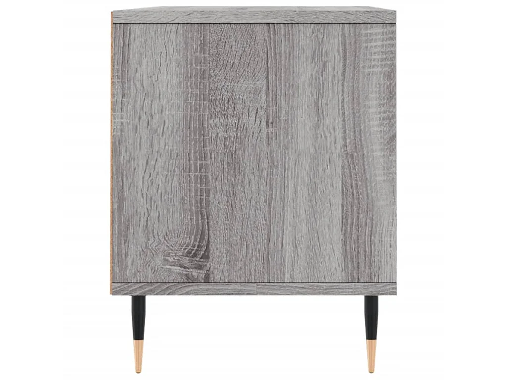 Meuble TV sonoma gris 100x34,5x44,5 cm bois d'ingénierie