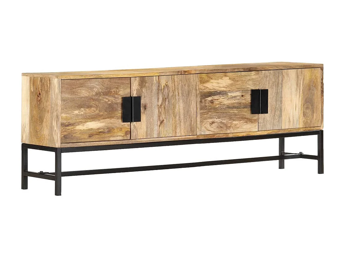 TV-Schrank 140x30x50 cm Massivholz Mango