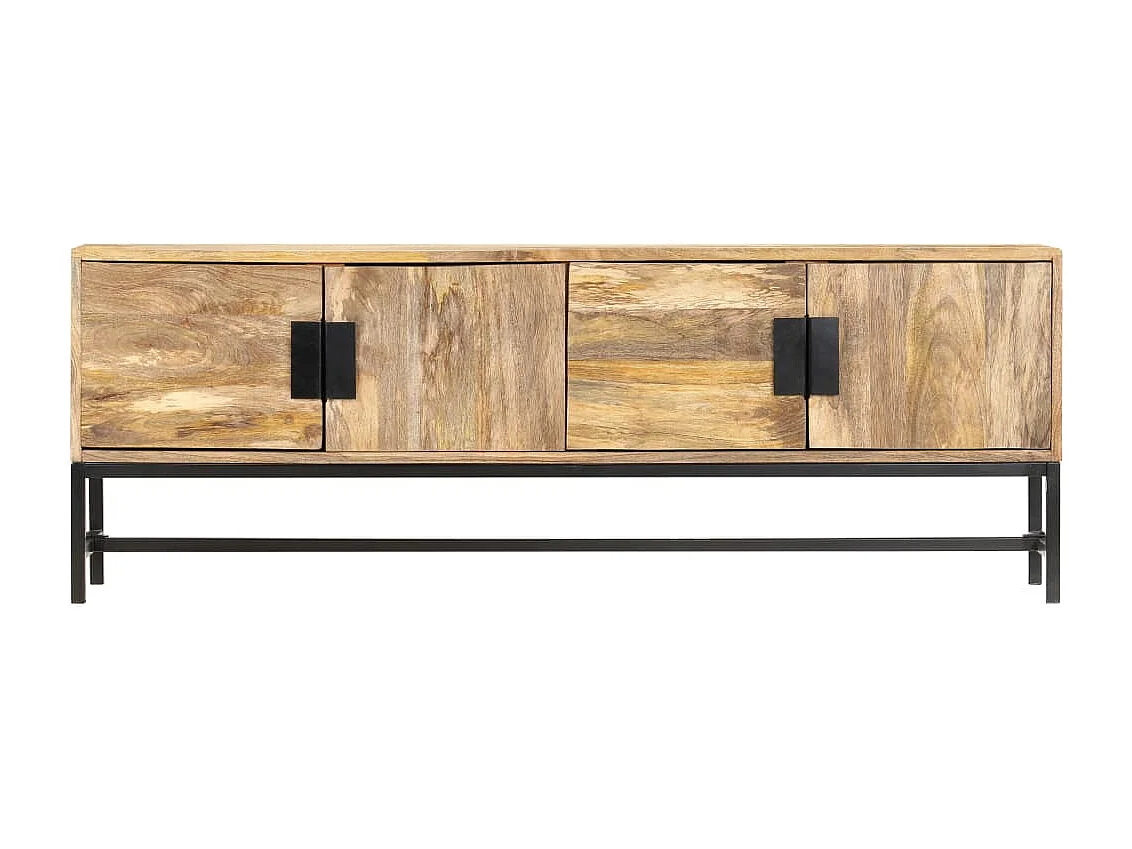 TV-Schrank 140x30x50 cm Massivholz Mango