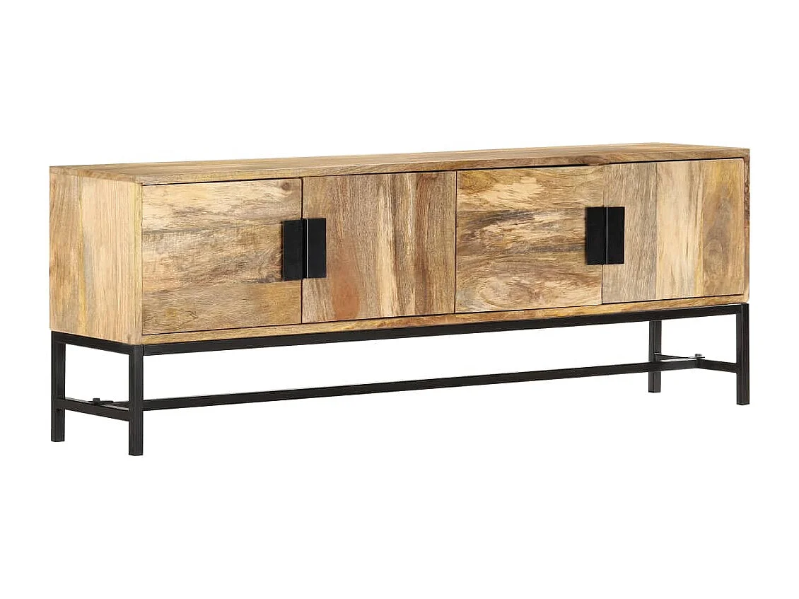 TV-Schrank 140x30x50 cm Massivholz Mango